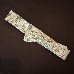 Light Blue Flower Print Knot Headband  -Women's  LBFLWR  Handmade NWT Boutique